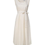Abito con gonna a campana 3711 B 4002VANIGLIA SCARLETT G 