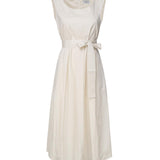 Abito con gonna a campana 3711 B 4002VANIGLIA SCARLETT G 