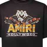 T-shirt con logo in cotone<BR/> AMTOJR1200 001 AMIRI 
