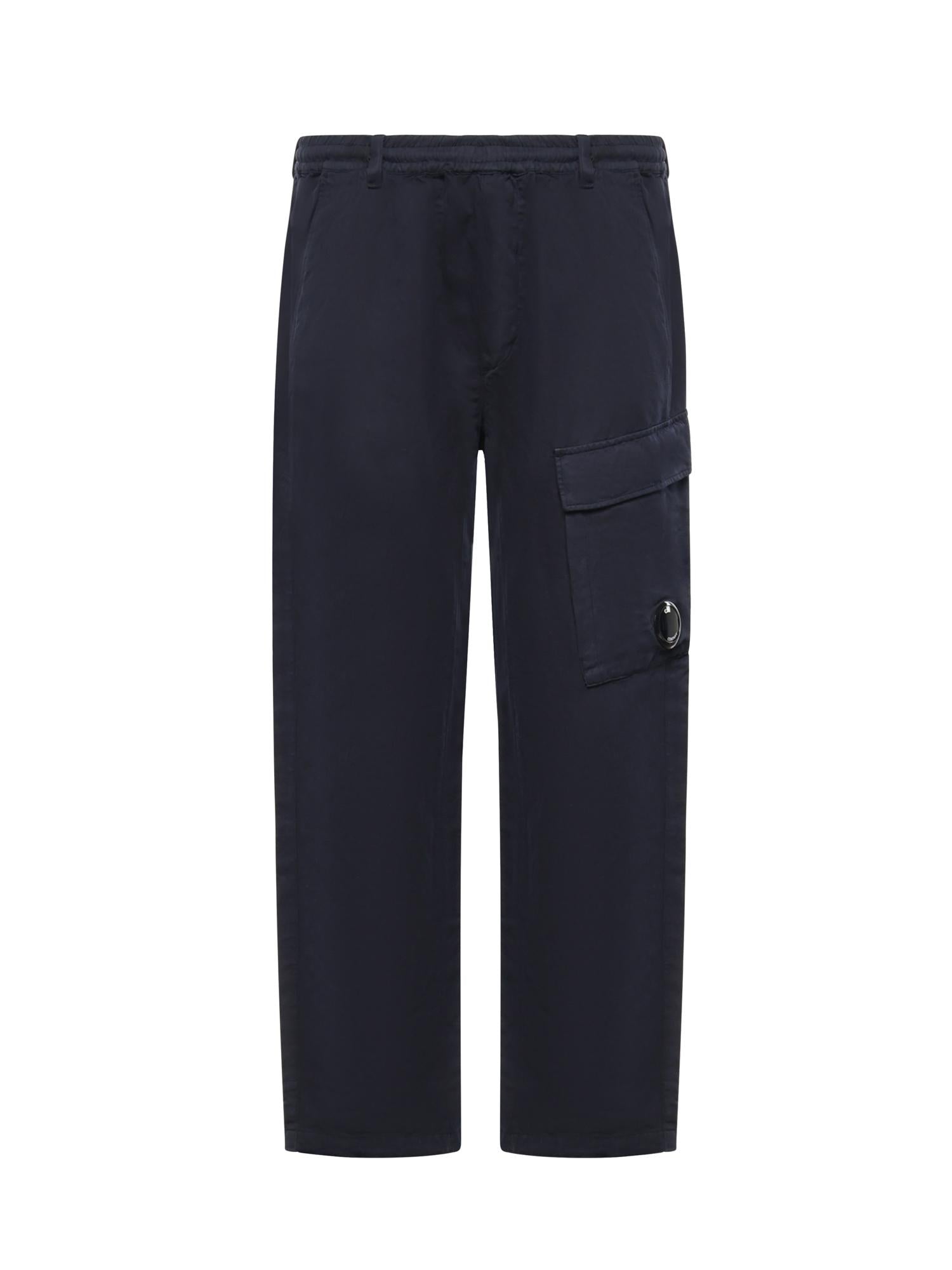 Pantaloni in cotone e lino 20CMPA249A11 0626G888 C.P. COMPANY 