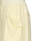 Pantaloni cargo in georgette trasparente 104751 A21FD22 PINKO 
