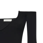 Top Odessa in maglia a coste 25041262 BLACK CHRISTOPHER ESBER 