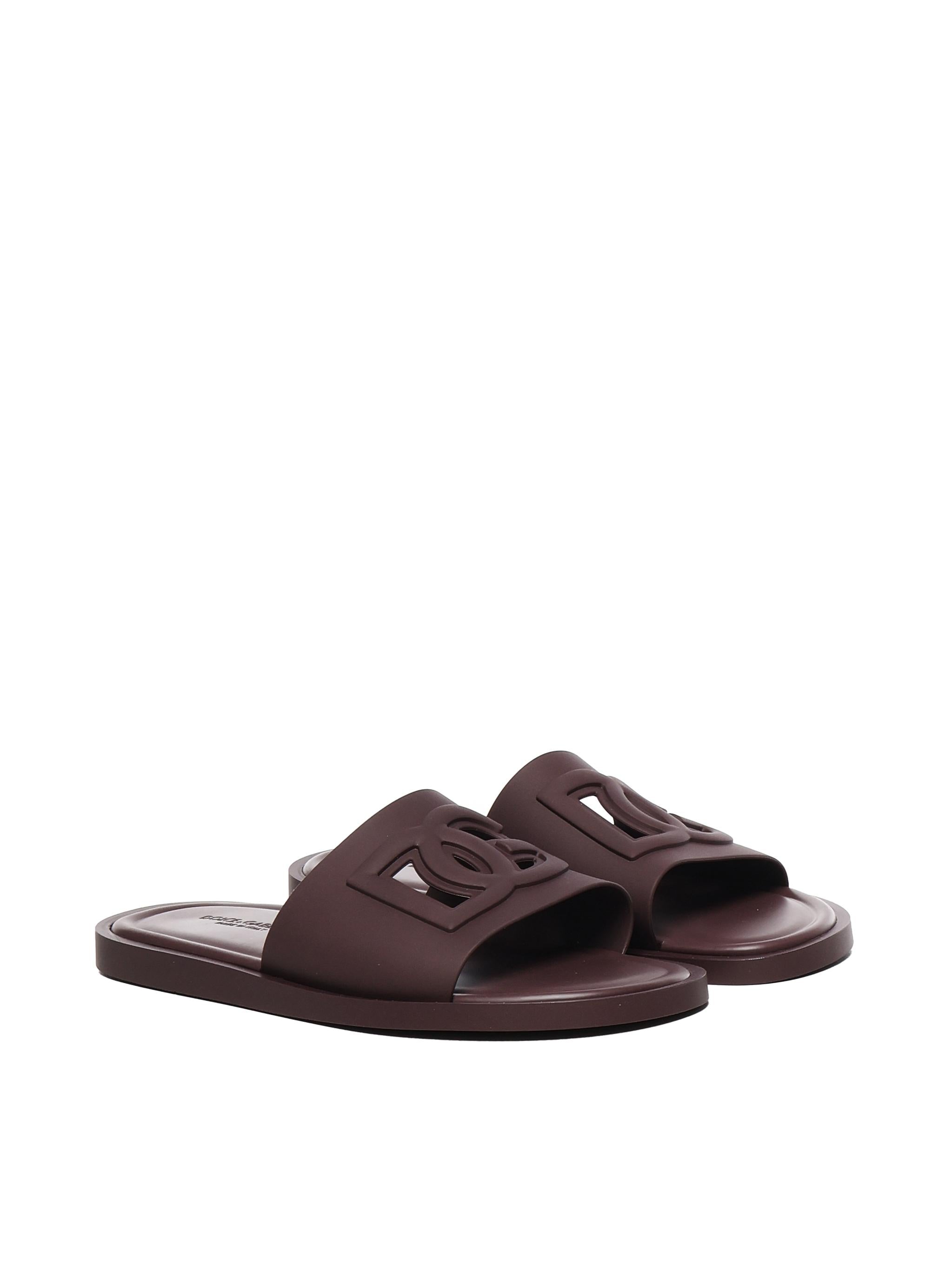 Slide beachwear con logo CS2215 AN99480308 DOLCE & GABBANA 