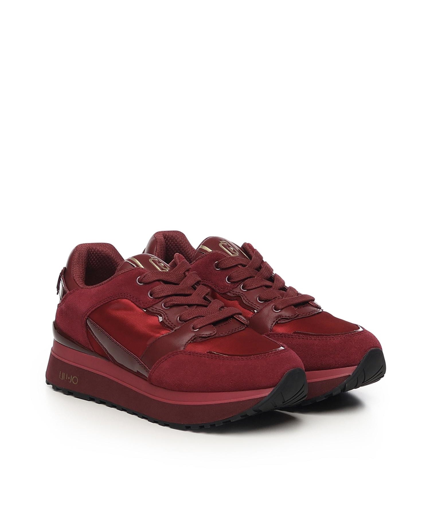 Sneakers platform in pelle<BR/> BF5005PX522 S1231 LIU JO 