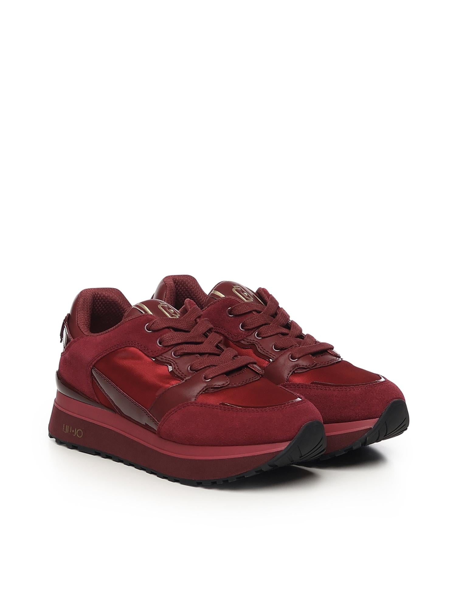 Sneakers platform in pelle<BR/> BF5005PX522 S1231 LIU JO 