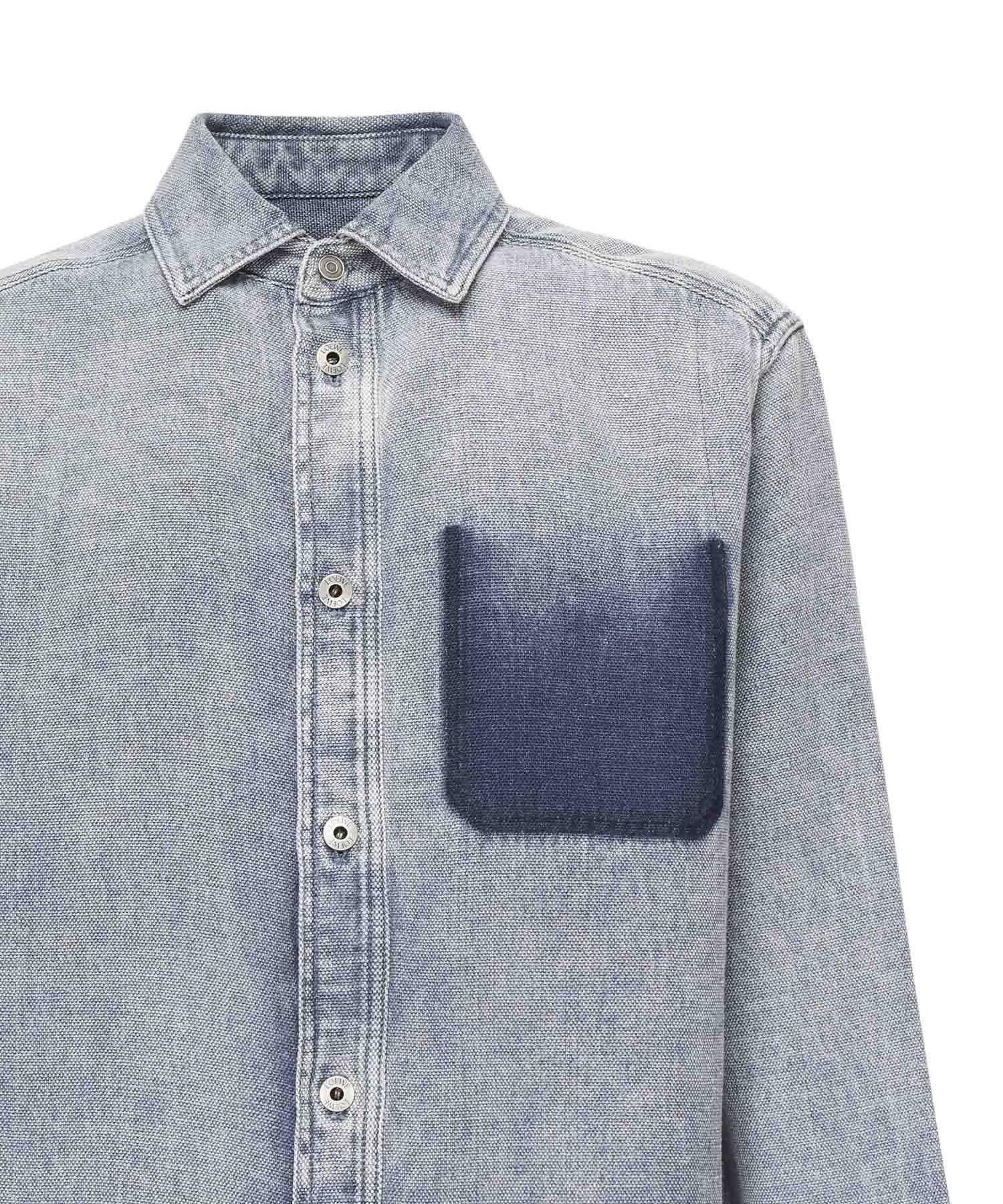 Camicia in cotone e lino H526Y1DW17 1360 LOEWE 