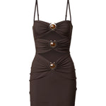 Mini abito in lycra 25047367 UMBER CHRISTOPHER ESBER 