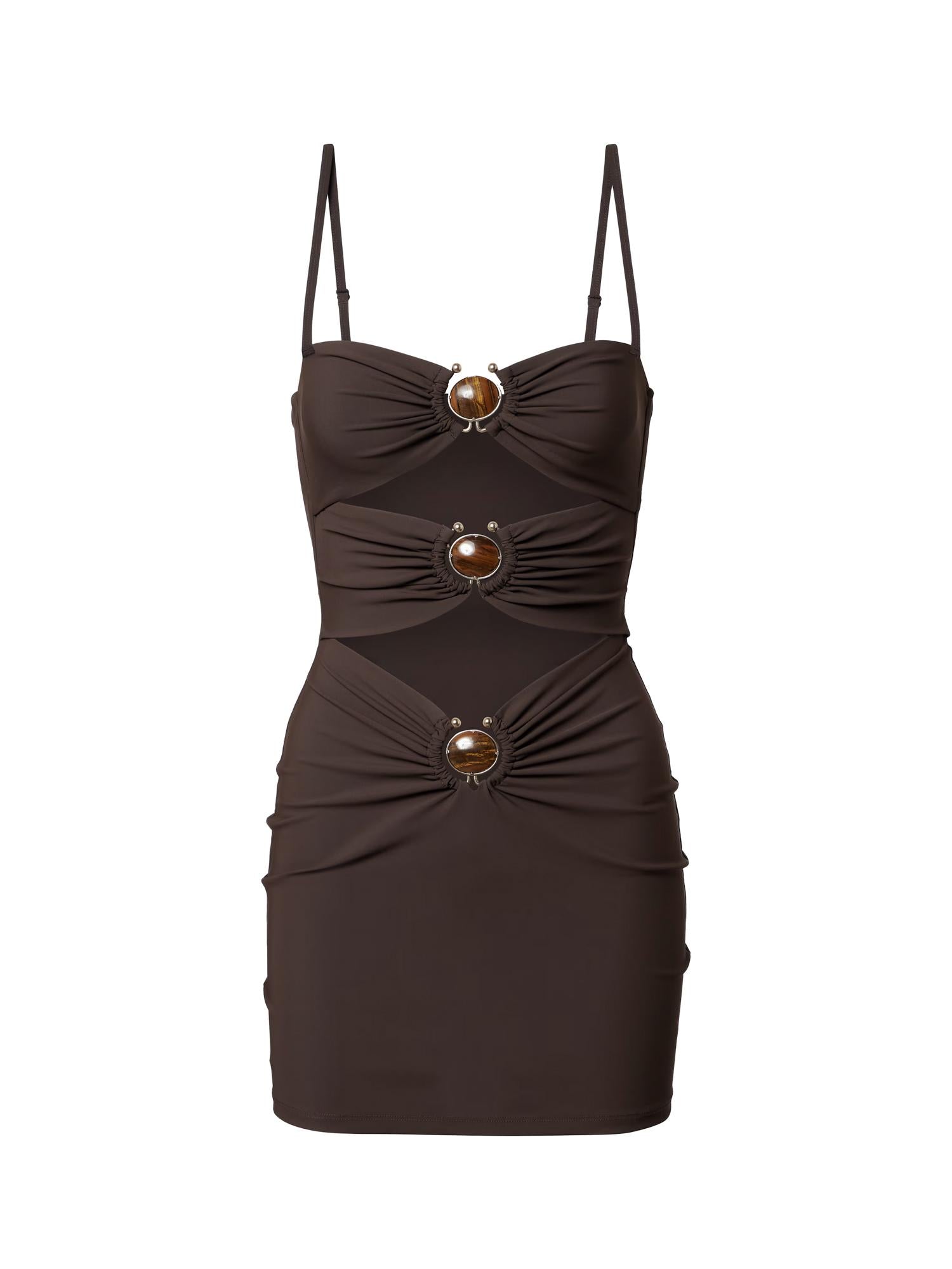 Mini abito in lycra 25047367 UMBER CHRISTOPHER ESBER 