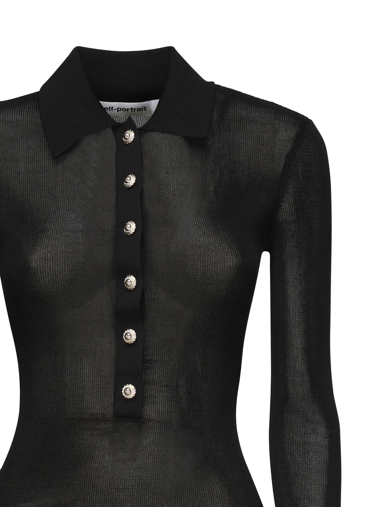 Body in viscosa PF25113T B SELF-PORTRAIT 