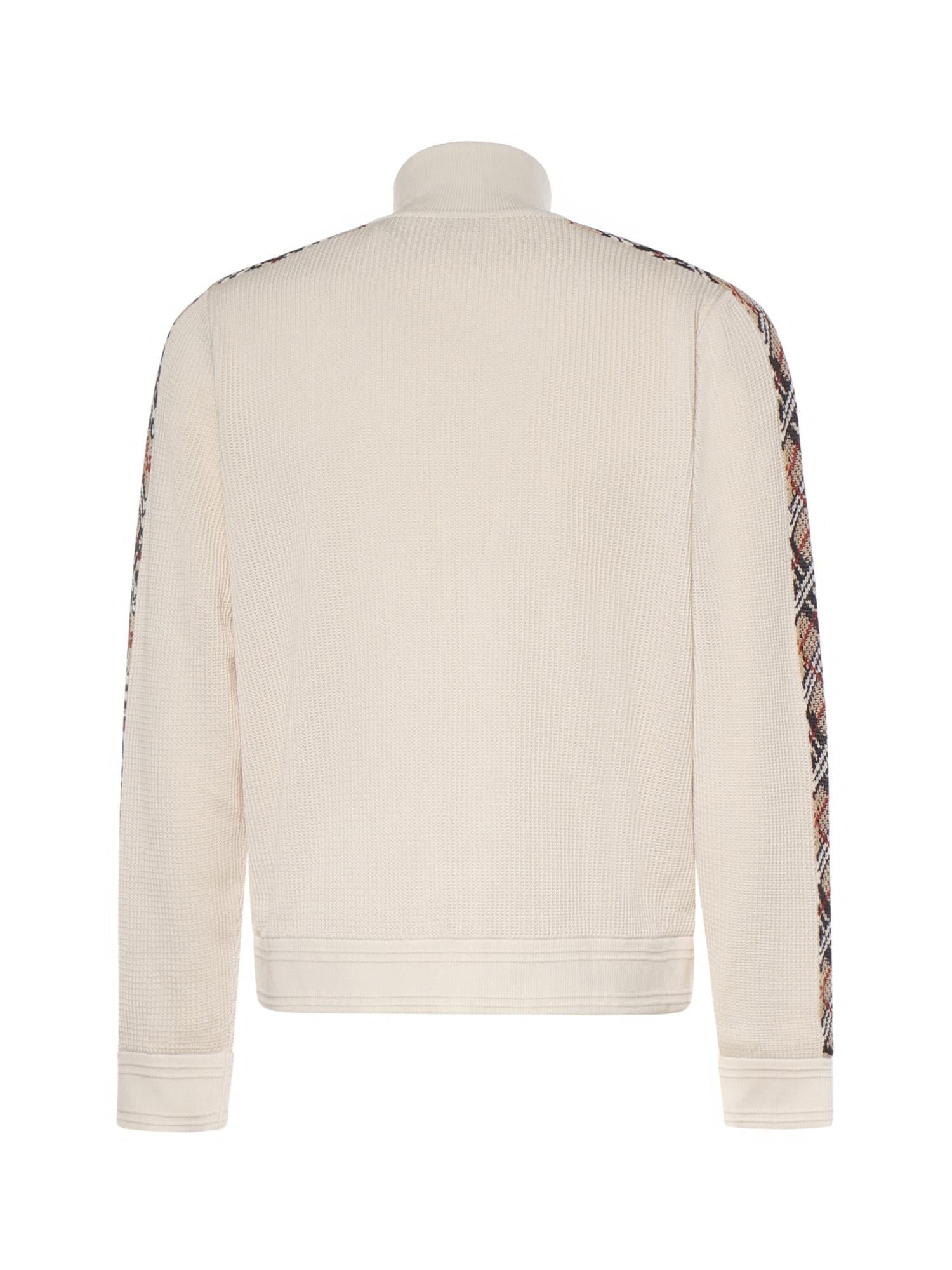 Giacca in cotone con finiture Check 8122452 C5121 BURBERRY 