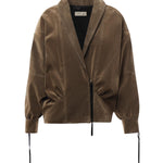 Giacca in ecopelle scamosciata 25PRNCP-0015  NINEMINUTES 