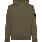 Felpa con cappuccio in cotone malfilé L1S156100031 S0060V0141 STONE ISLAND 