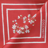 Foulard in seta con stampa E7UYE380101 M42 COCCINELLE 