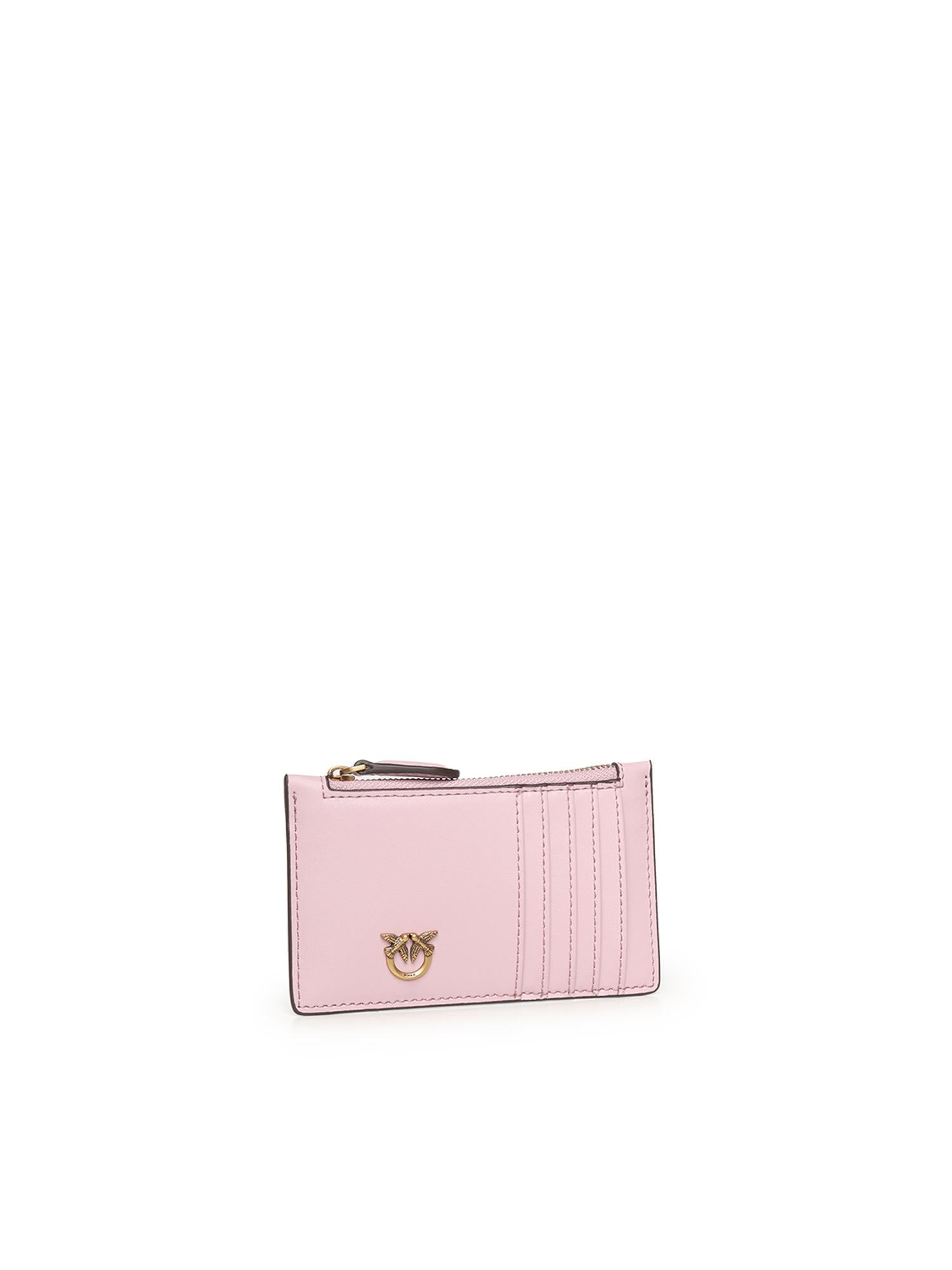 Porta carte con zip in pelle 100251 A0F1P26Q PINKO 