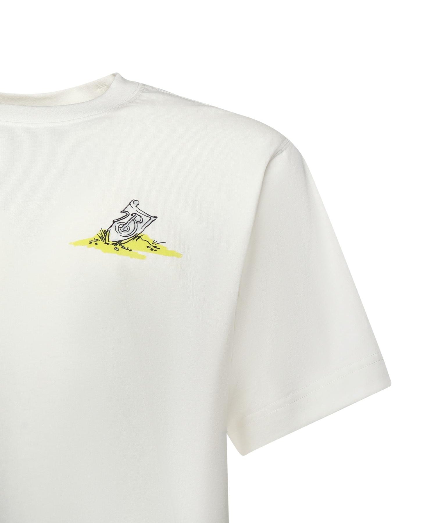T-shirt in cotone Sleeping Knight 8119044 B7078 BURBERRY 