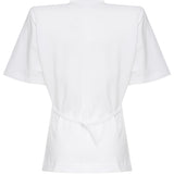 T-shirt con spalle imbottite 105217 A2M2Z04 PINKO 