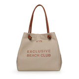 Borsa Exclusive con logo 73BS9QM01 EXCLUSIVENATURALE/CUOIO V° 73 