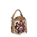 Secchiello Marilena con logo 73BS9NA02 MARILENACUOIO/MULTICOLOR V° 73 