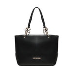 Borsa a mano con logo JC4074PP1NLF0 000 LOVE MOSCHINO 