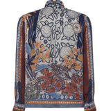 Camicia in seta con stampa piazzata leopardo MRIC0071 AKF11X0880 ETRO 