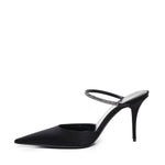 Slingback Barbara in satin 799715 9QN0A1021 SAINT LAURENT 
