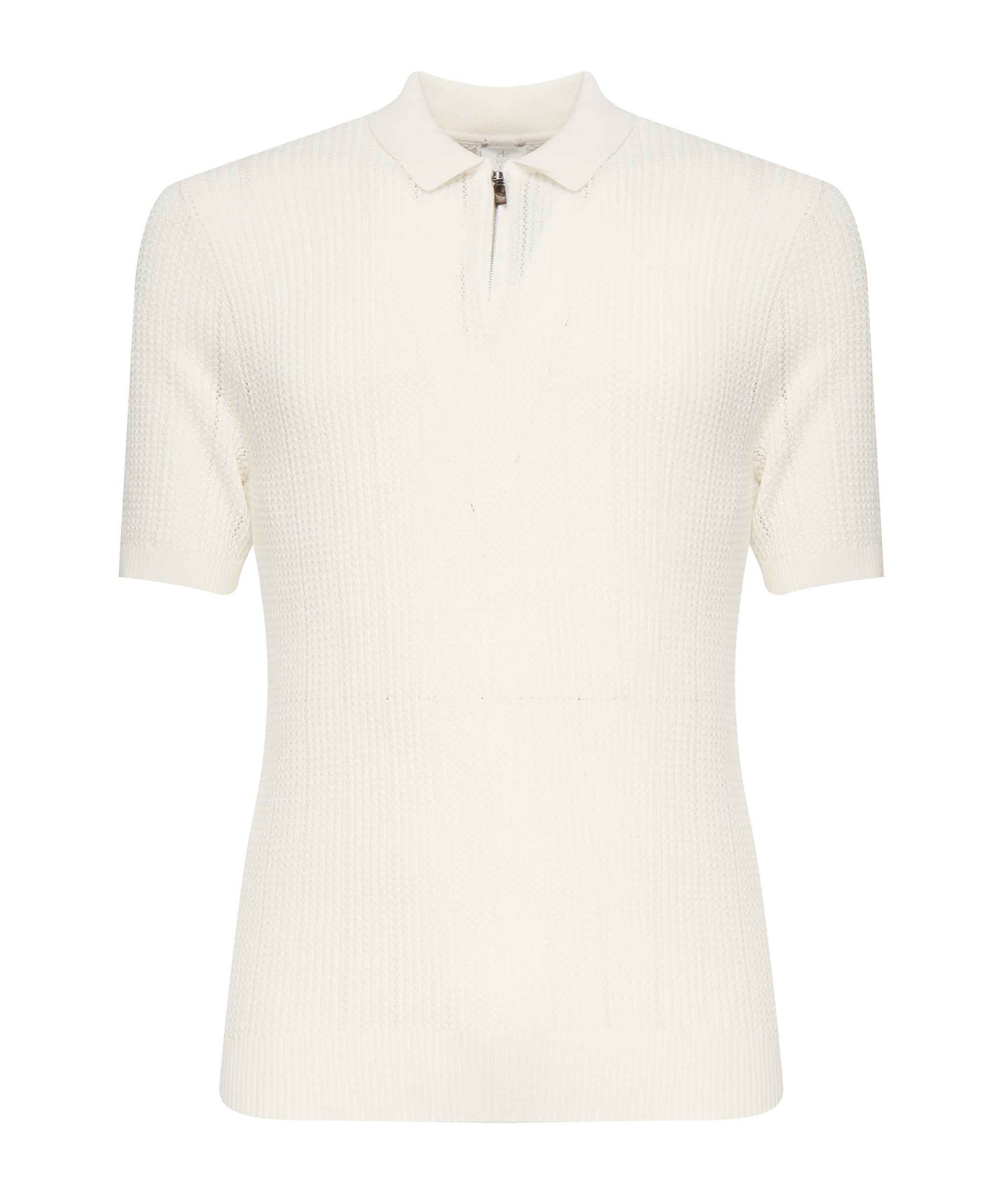 Polo con zip a coste K76POLK17MAG0A001 01 ELEVENTY 