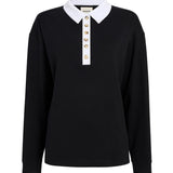 Polo Faithful in jersey di seta 24534219 294 KHAITE 