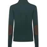 Maglia in cashmere con logo MMF995 1748F0L76 MIU MIU 