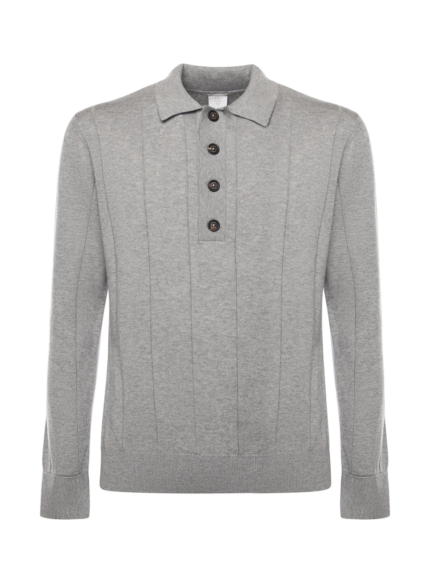 Polo in cotone e cashmere L76POLL09MAG0K007 13 ELEVENTY 