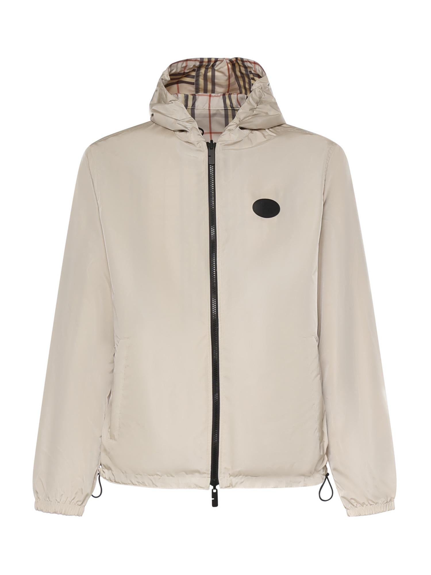 Giacca reversibile Burberry Check con cappuccio 8122908 C4997 BURBERRY 