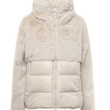 Piumino in nylon con pelliccia 25WBLDC02178 006646907 BLAUER 