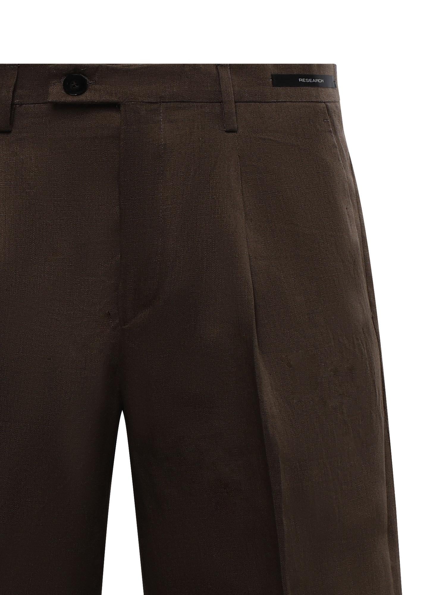 Bermuda Harry in lino con pince MCHAR3259S26B 194 MICHAEL COAL 