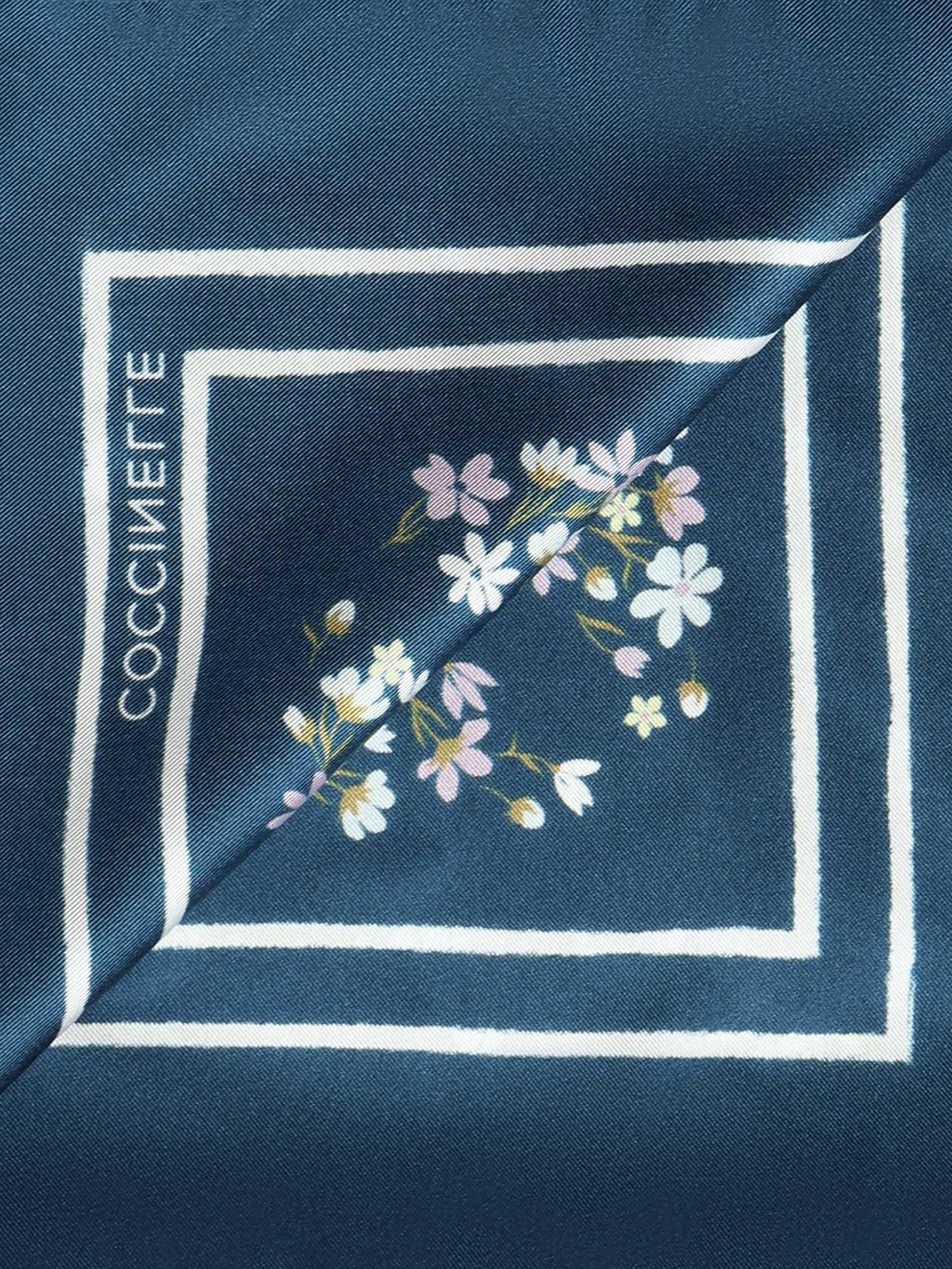 Foulard in seta con stampa E7UYE380101 M16 COCCINELLE 