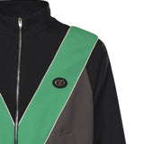 Felpa in nylon con V intarsiata 8V3MF29L AYYC2P VALENTINO GARAVANI 