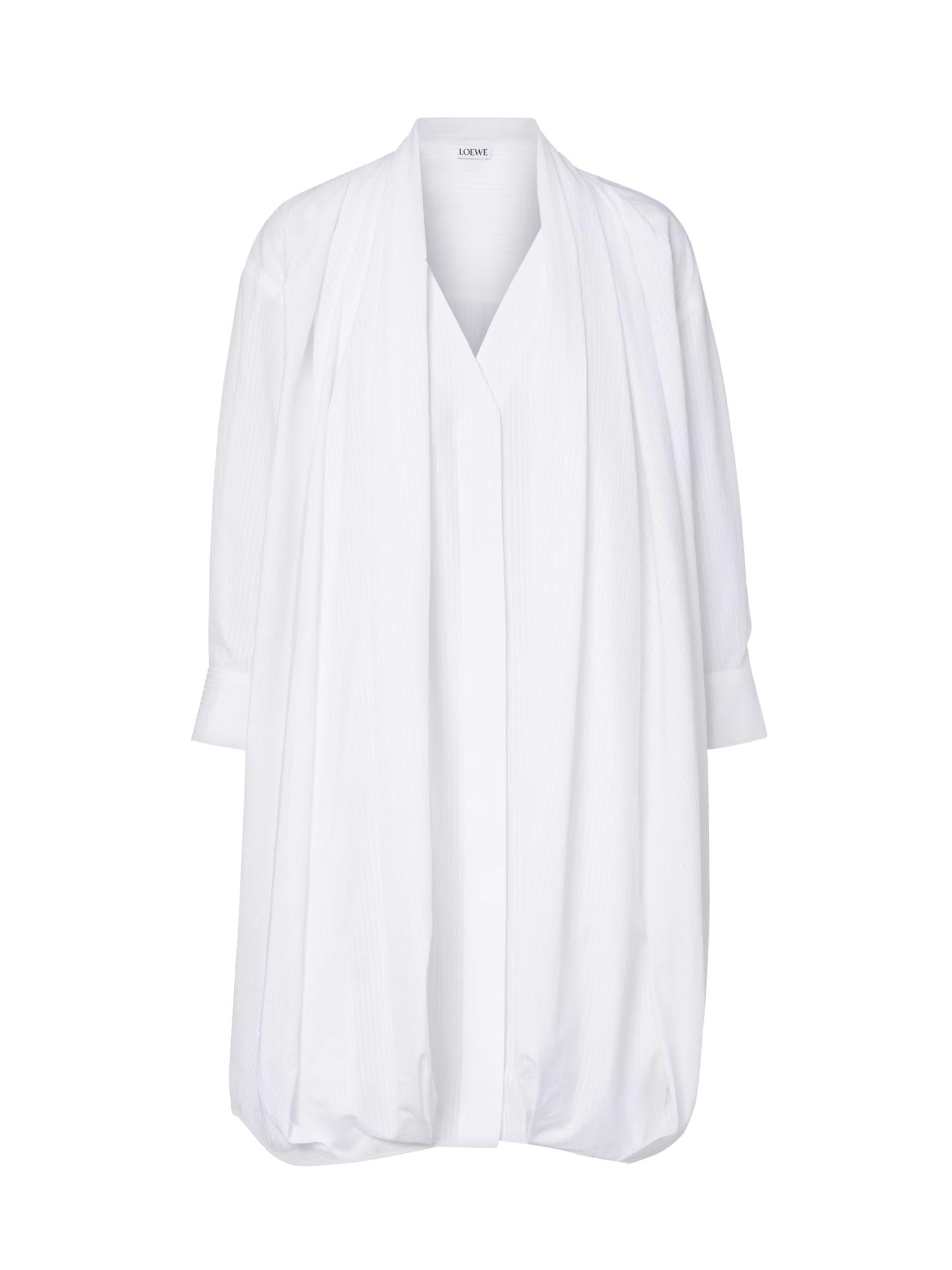 Abito drappeggiato in cotone S540Y09XTU 2100 LOEWE 