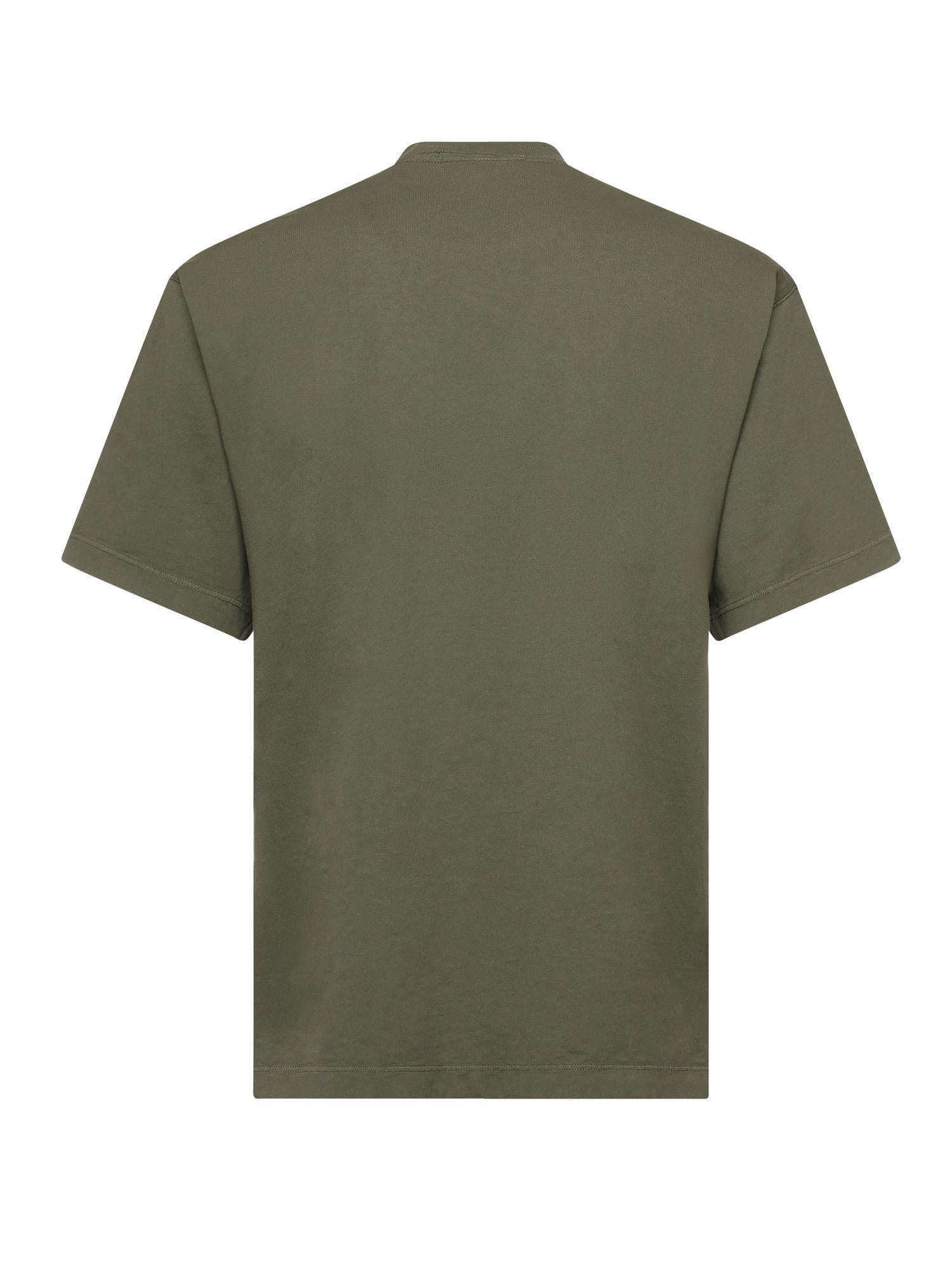 T-shirt con patch Compass in jersey di cotone L1S152100030 S0115V005G STONE ISLAND 