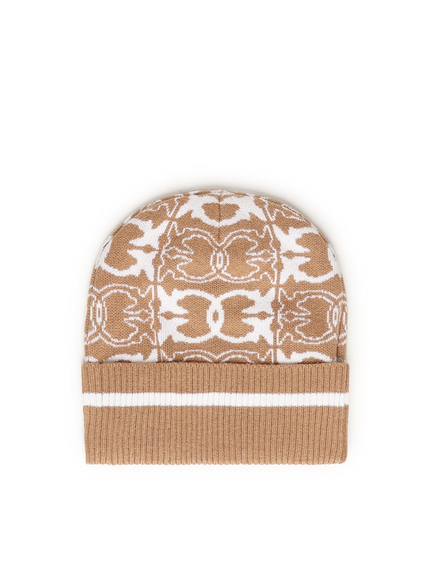 Berretto con logo jacquard 105991 A2YOMZ2 PINKO 