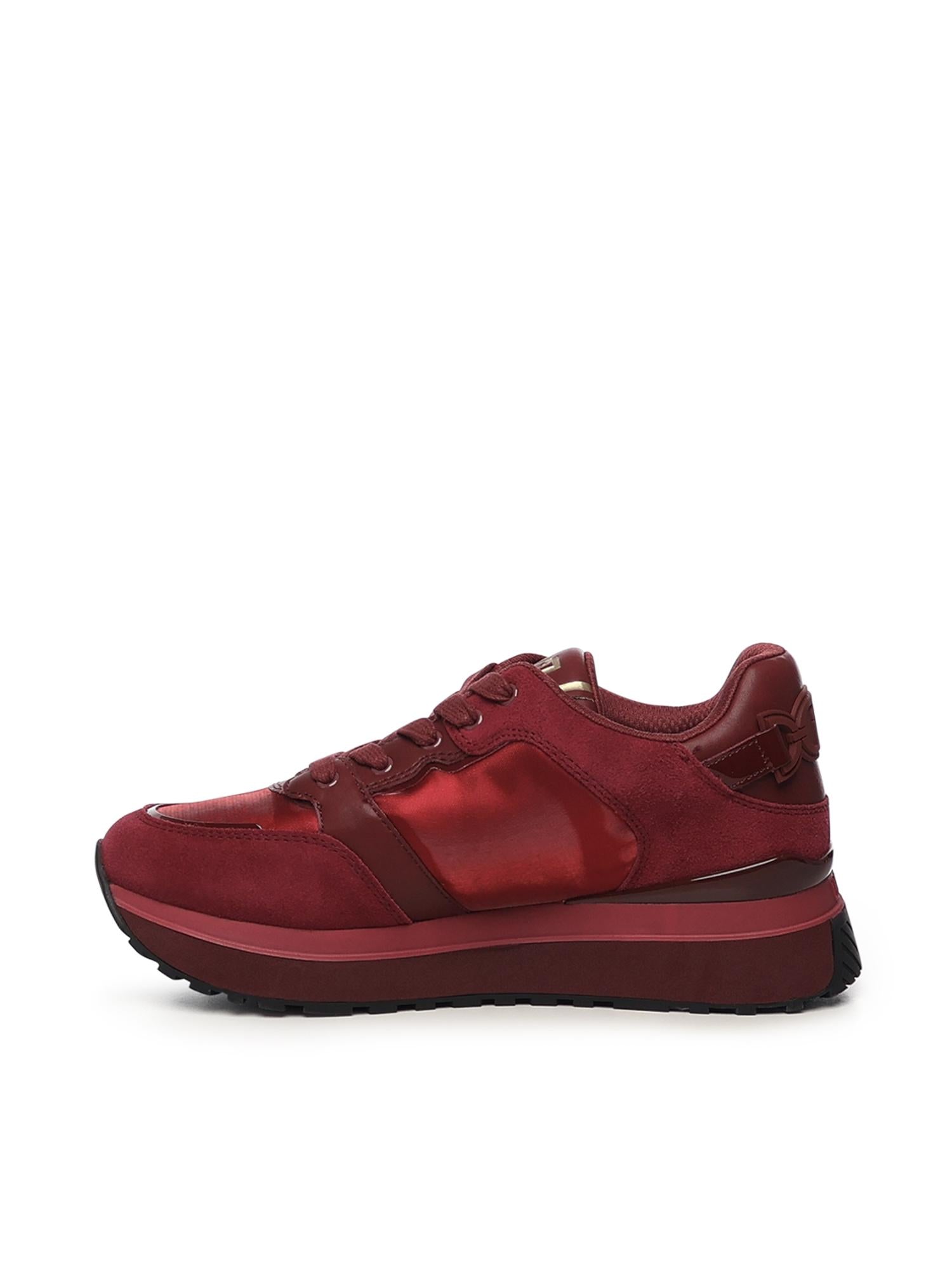Sneakers platform in pelle<BR/> BF5005PX522 S1231 LIU JO 