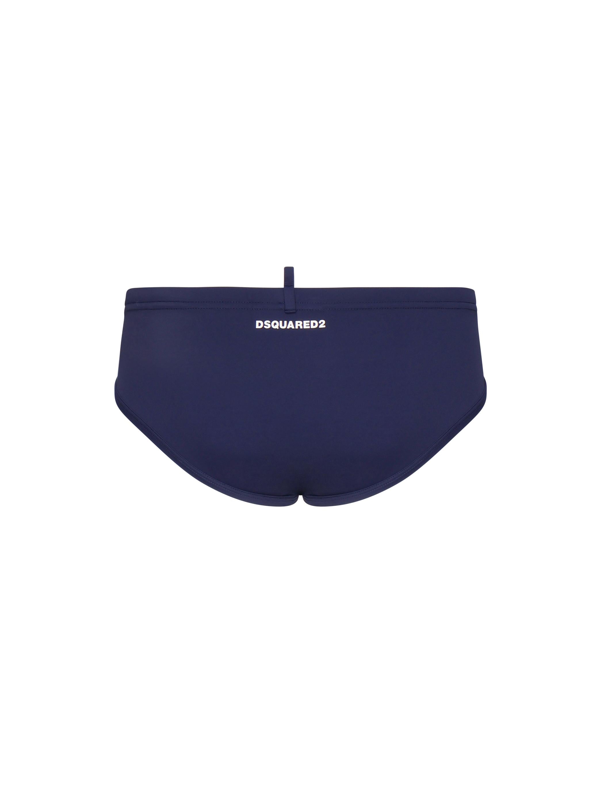 Costume da bagno con logo D7B396010 412 DSQUARED2 