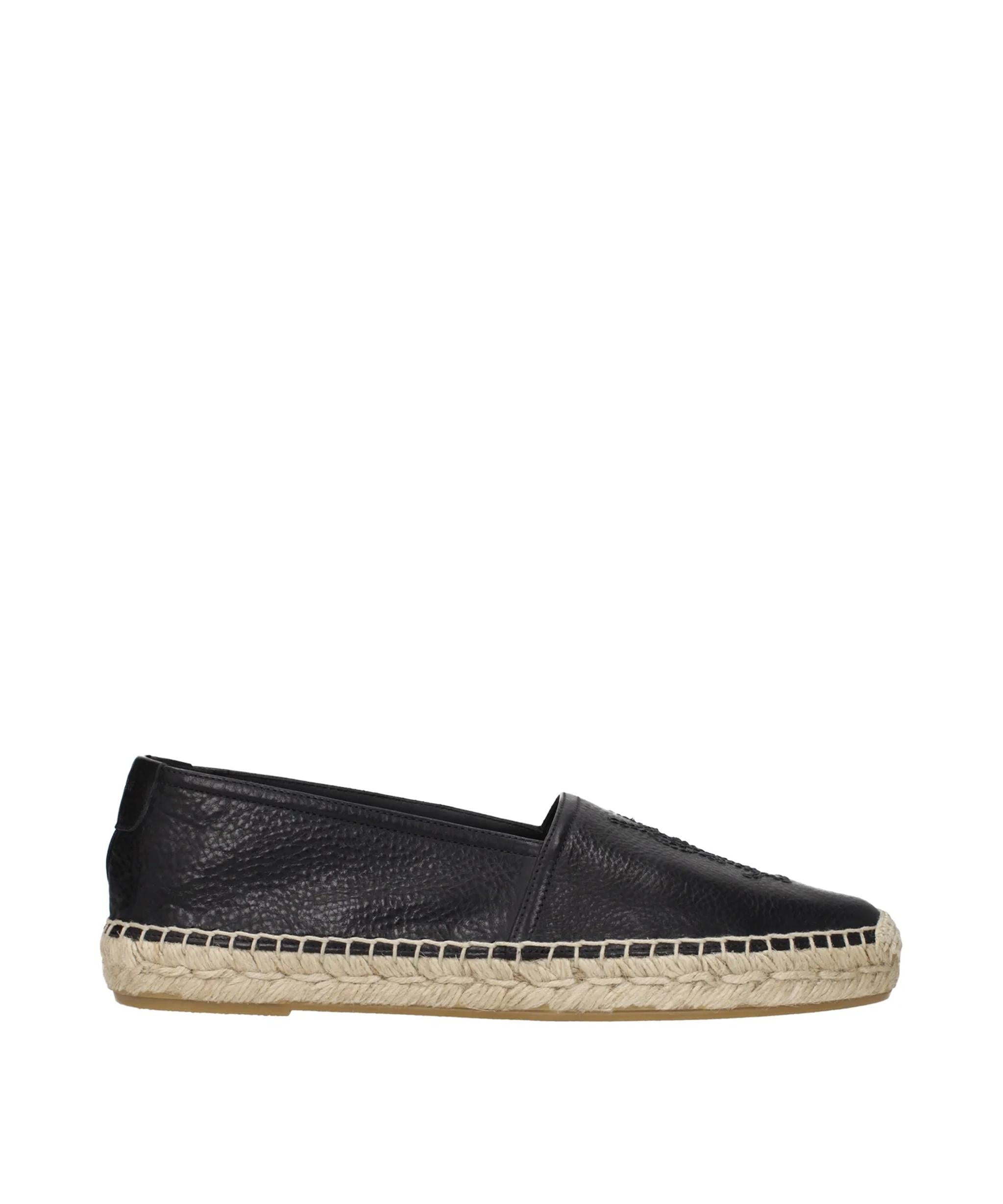 Espadrillas in pelle martellata 509616 0AS001000 SAINT LAURENT 