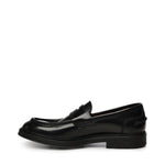 Mocassino Franky in pelle FRANKYE ABRASIVATONERO/ARANCIO GIULIANO GALIANO 