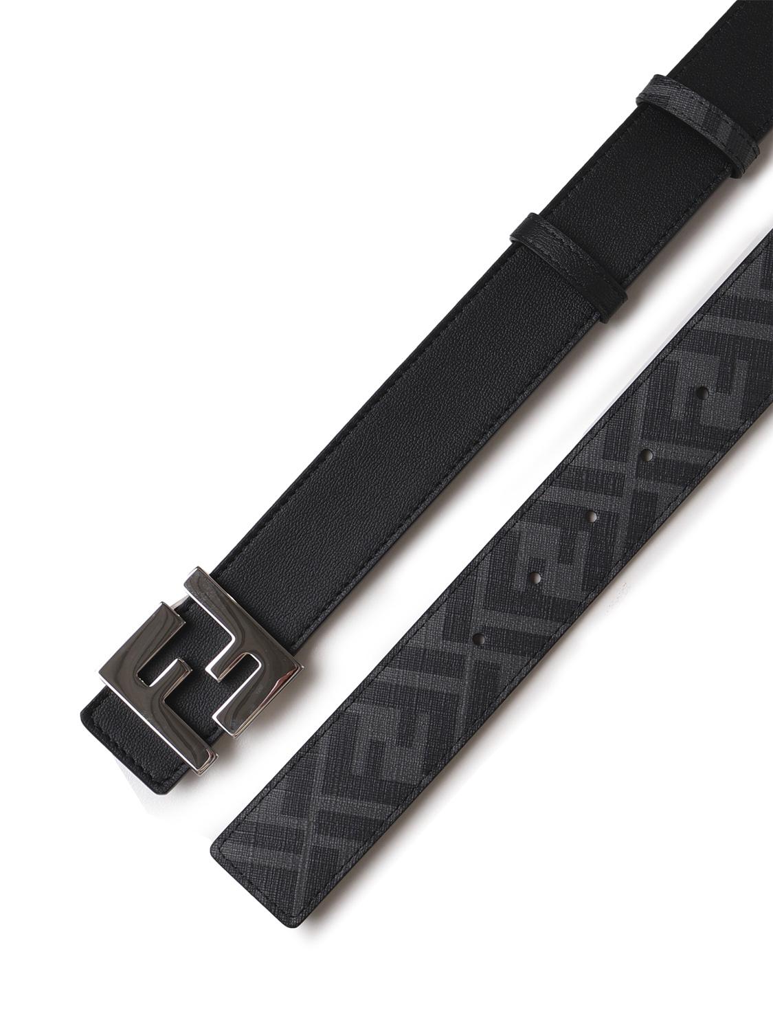 Cintura FF Squared in pelle 7C0424 AGR9F0GXN FENDI 