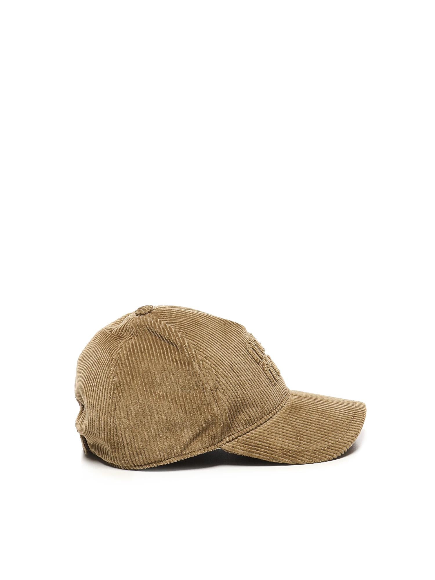 Cappello da baseball in velluto a coste 5HC179 2F81F0401 MIU MIU 