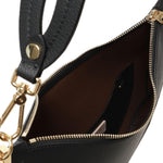 HANDBAG DOUBLE GRAINY LEATHER / NOIR/COGNAC E1QKF130201 613 COCCINELLE 