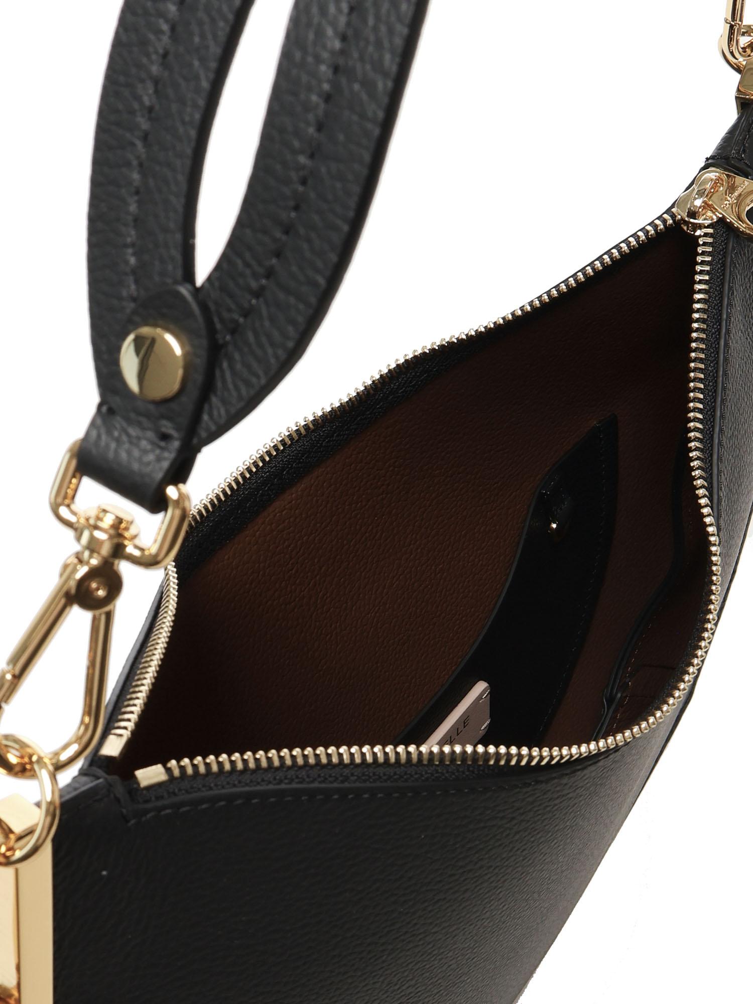 HANDBAG DOUBLE GRAINY LEATHER / NOIR/COGNAC E1QKF130201 613 COCCINELLE 