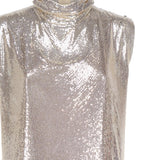 Abito in maglia metallica con cut out 2322261936600 MANTIDE002 SPORTMAX 