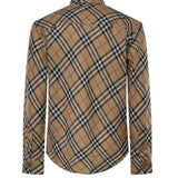 Camicia Check in lino 8123684 B9368 BURBERRY 