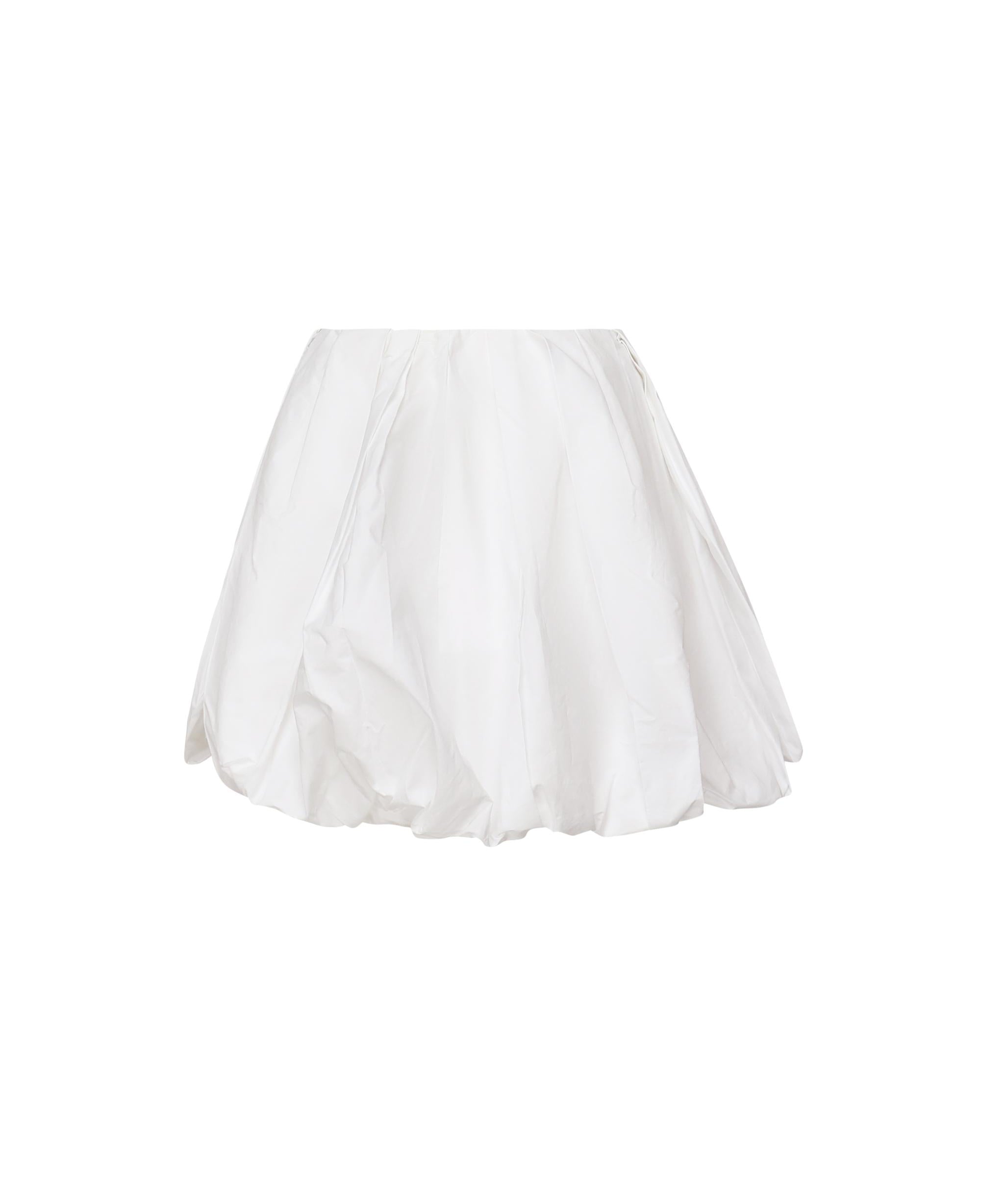 Minigonna balloon in popeline 105183 A2LDZ04 PINKO 