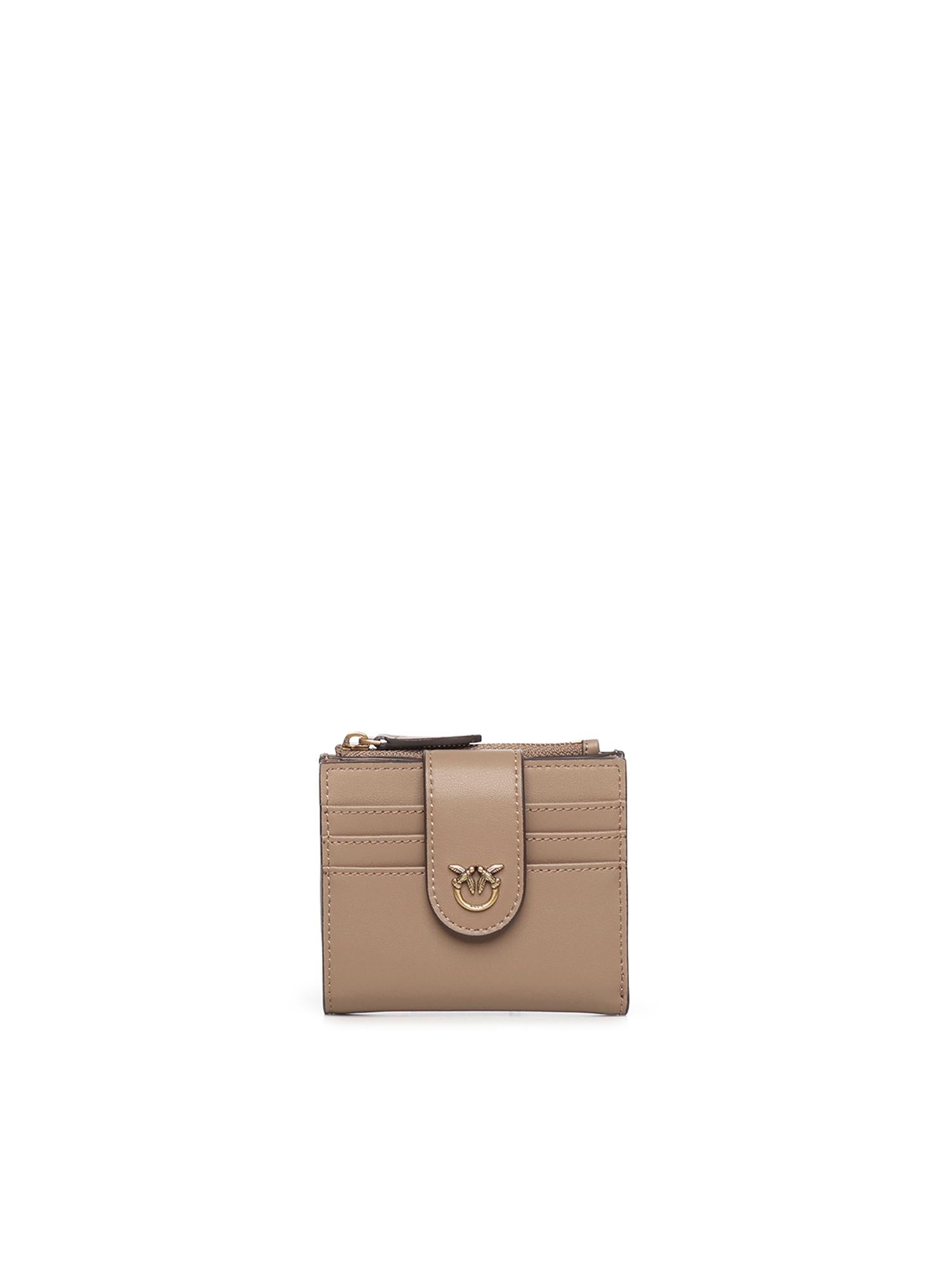 Portafoglio zip-around in nappa 103610 A0F1D01Q PINKO 