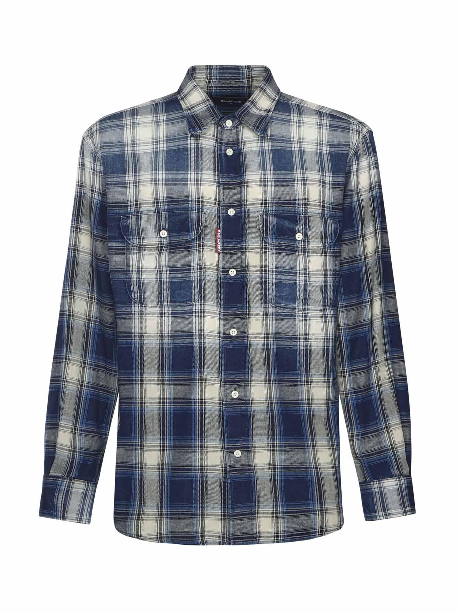Camicia Sparkling Vintage S74DM0958 D35206001F DSQUARED2 